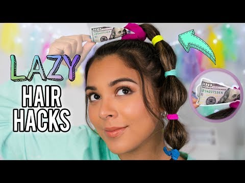 DIY Hair Hacks Every LAZY PERSON Should Know! Quick & Easy Hairstyles for School!