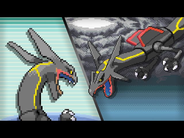 Live Shiny Rayquaza In Pokemon Emerald After 12,556 Run Away Encounters!!  Shiny Reaction! 