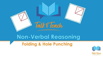11+ Non-Verbal - Folding & Hole Punching Questions