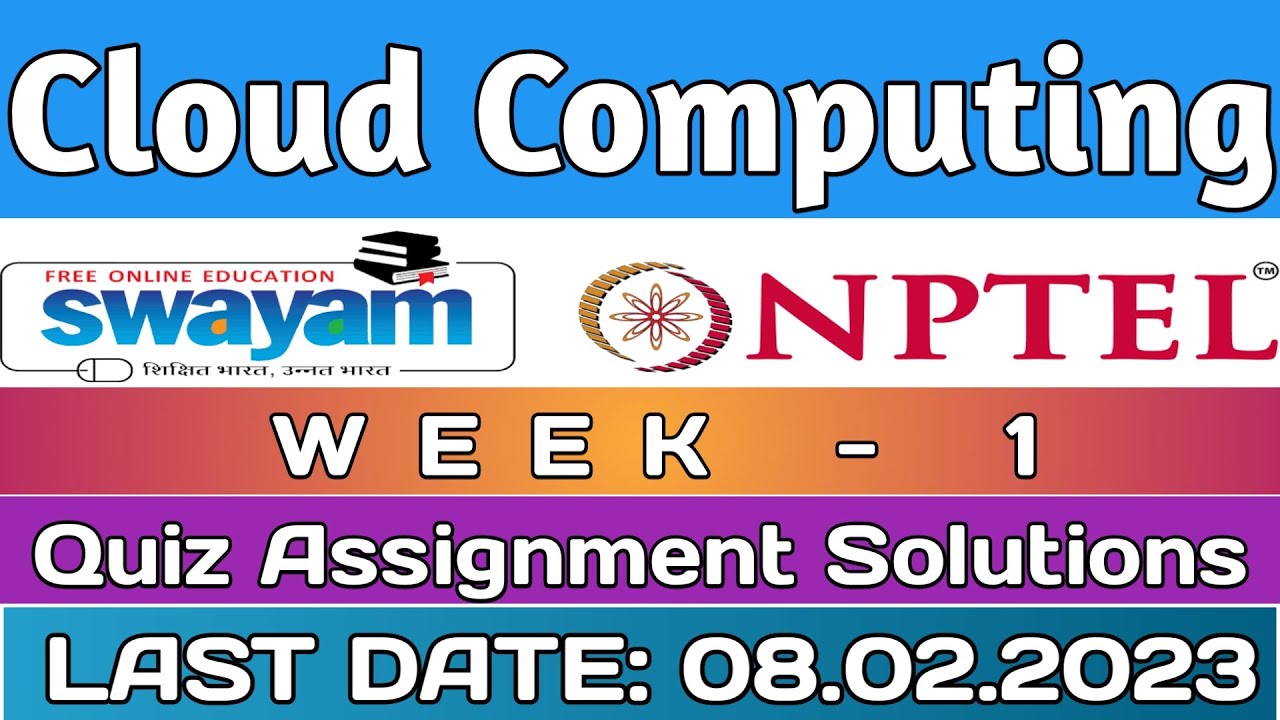 Cloud Computing | NPTEL | Week 1 Assignment 1 Solution | Jan 2023