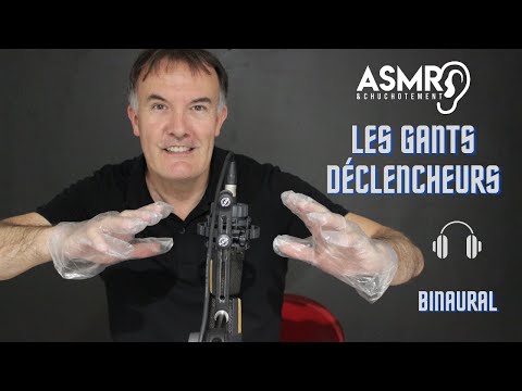 ASMR   Les gants  - Hand movement