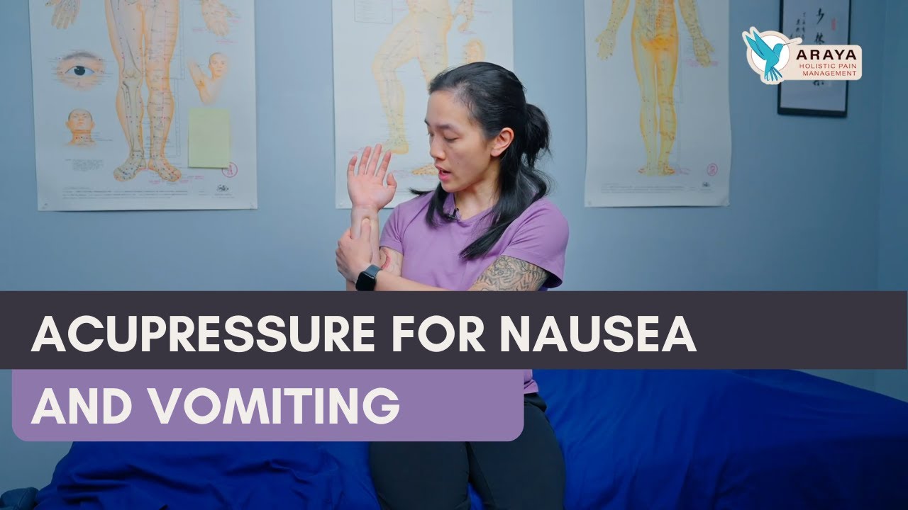 Acupressure for Nausea and Vomiting with Dr. K YouTube