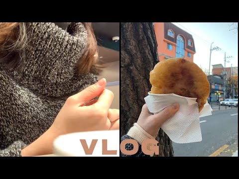 VLOG ☺ | 班上有人確診ㄌ🤯.韓國海底撈.延長簽證 | pengutube (•∋•)