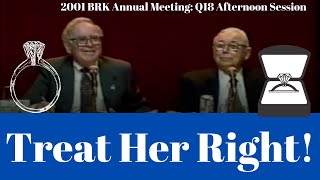 Buffett & Munger: Buy Your Lady Some Jewelry! (2001 Q18 pm)