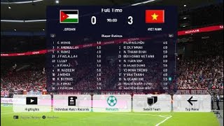 Jordan 0 - 3 Vietnam | Who Should Be the Kings of Football in Asia? | eFootball