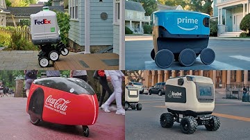 Delivery Robots! (See Amazon and FedEx