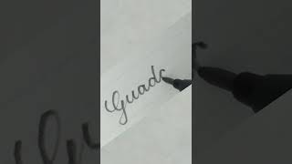 Letra cursiva  - Guadalupe