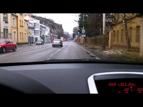 Kodak ZE1 playfull 720p/60fps in car test (holded in hand)