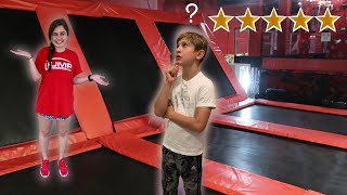 Rating Equipment At A Trampoline Park