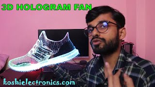 3D Hologram fan With WiFi full tutorial | Assembling | Programming screenshot 3