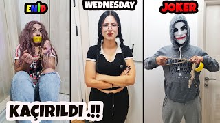 Joker Eni̇di̇ Kaçirdi Wednesday Addams Çok Si̇ni̇rli̇ Eylül Lal