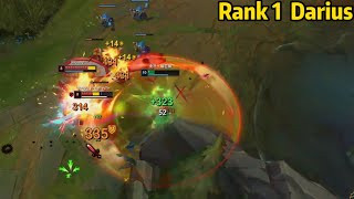 Rank 1 Darius: He is so AGGRESSIVE in the Early Game!