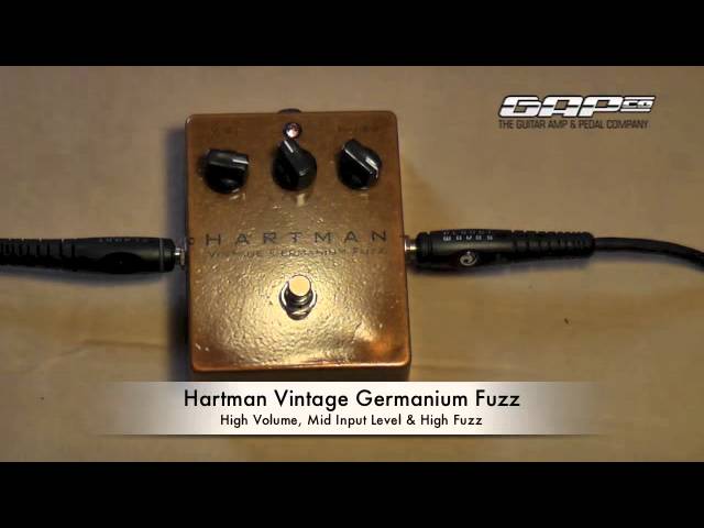 Hartman Vintage Germanium Fuzz Demo - YouTube