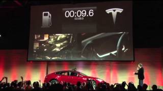 Tesla Unveils 90 Second Swap-Out Battery
