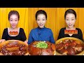 [ASMR] Chinese people eat braised pork belly | Chinese Mukbang