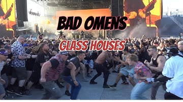 Bad Omens - Glass Houses - MOSH PIT - Sonic Temple Festival 2025 - FULL SONG - CROWD SURFING