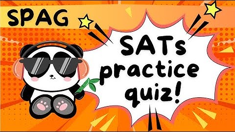 SATS Quiz - Spelling, Punctuation and Grammar. Test Your Skills!  Fun Year 6 SATs Quiz for Kids.
