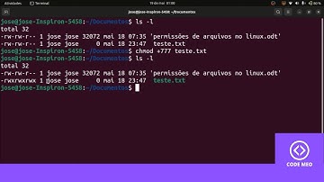✅Terminal Linux: gerenciar permissões em arquivos e diretórios