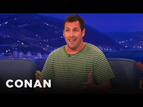 Adam sandler & conan are competitive pancake-makers | conan on tbs