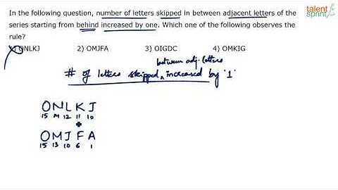 Letter Series | Advanced Example - 1 | Reasoning Ability | TalentSprint Aptitude Prep