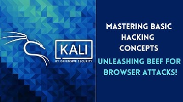 Mastering Basic Hacking Concepts: Unleashing BeEF for Browser Attacks! 🔒👾