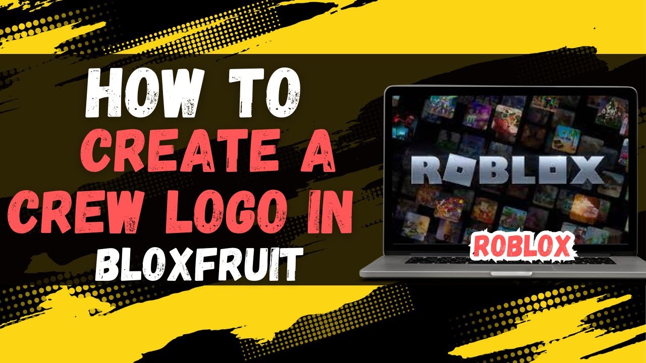 tutorial how to make logo crew in blox fruit, how to make crew logo