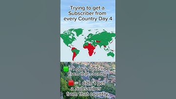 Trying to get a subscriber from every country in the world: Day 4 #world