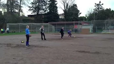 Sirens Pitching Practice
