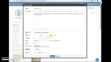 Schoology Create Assignment