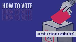 #ElectionCountdown: General Election - How to Vote
