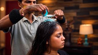 Master Cracker Champi Massage with Hair Wash ASMR | Indian Massage