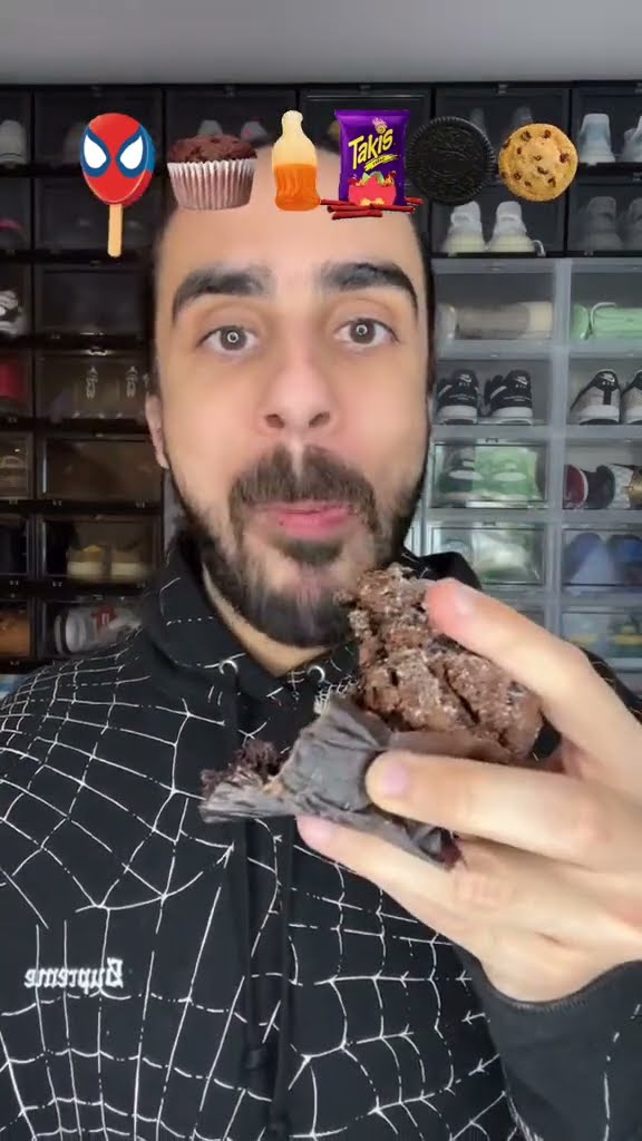 Food ASMR Eating a Spiderman Popsicle #food #asmreating #mukbang #eating