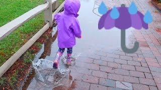 JUMPING IN HUGE PUDDLES! | ThePlusSideOfThings