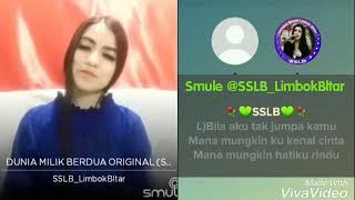 DUNIA MILIK BERDUA KARAOKE tanpa vocal Pria cover Limbok Blitar Smule (lirik)