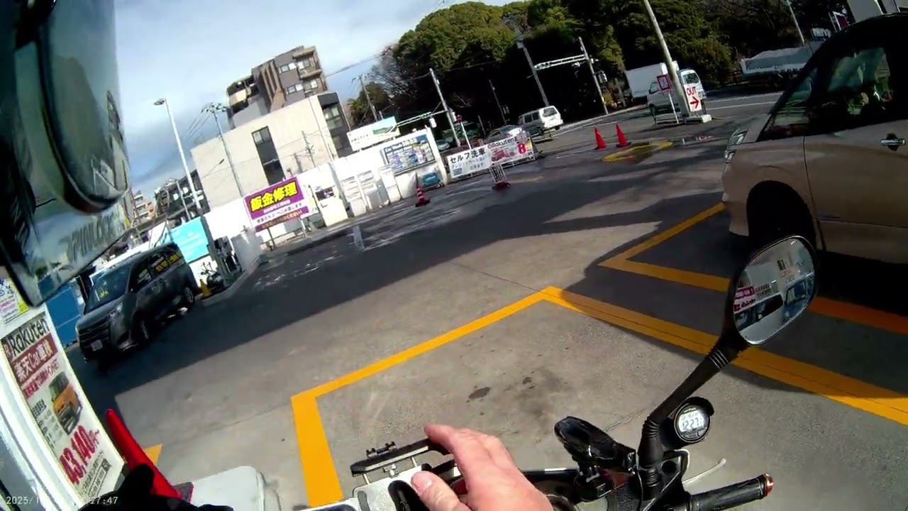 20205年12月19日　シグナスガソリン給油　BDVR A002