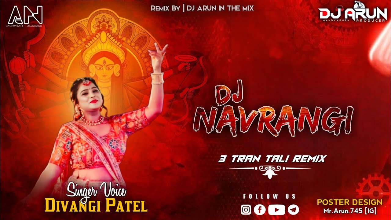 DJ Navrangi_Navratri Tran Tali Garba ( DJ ARUN REMIX ) Singer Divangi Patel 2k24 New Style