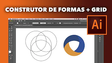 Como usar construtor de formas no Illustrator?