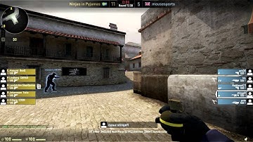 CS:GO Dreamhack Winter 2012 Ninjas in Pyjamas vs Mousesports on mirage