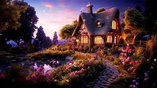 Purple Village Magical ✨ Enchanted Flute Music & Ambience | Heals the Mind, Remove Nagative, Relaxes