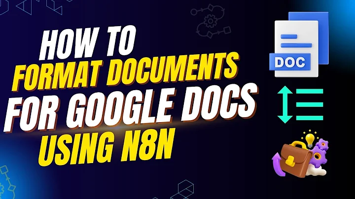 How To Format Documents For Google Documents Using N8N | Convert HTML/Markdown To Google Docs