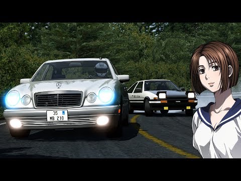 takumi's-ae86-vs-papa's-mercedes-benz!-battle-for-mogi!---assetto-corsa