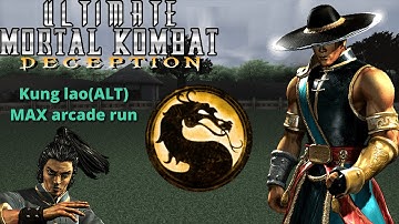 Ultimate Mortal Kombat Deception Kung Lao(ALT) MAX arcade run