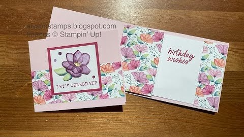 Inside Slider Card Stamping Tutorial Technique Tuesday