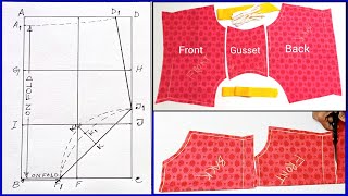 How To Cut Baby Panty | Baby Diaper Cover Pattern | Sewinterest