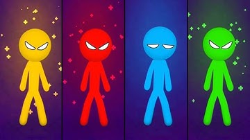 Stickman Funny Minigames - Stickman Party 4 Players 2022 Gameplay Walkthrough Android iOS