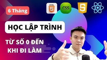 Lộ Trình 6 Tháng học lập trình từ số 0 đến khi đi làm | Hướng dẫn A-Z cho người mới, kèm kho Bài Tập