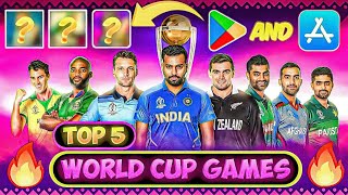 TOP 5 🔥 WORLD CUP 2023 CRICKET GAMES FOR ANDROID & IOS 😍 | HIGH GRAPHICS, REALISTIC GAMEPLAY 😱 screenshot 1