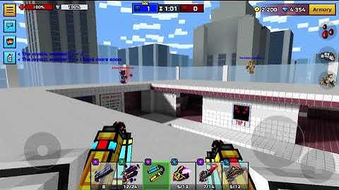 Noob is Scared to Fight Pro Player… (Pixel Gun 3D)