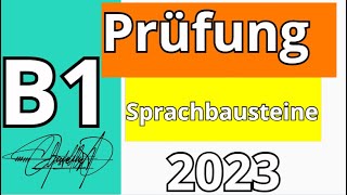 G.A.S.T - B1 Prüfung - Sprachbausteine Übungssatz - G.A.S.T DTZ 2023 TEST