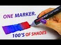 1 MARKER, 100'S OF COLORS: Testing Chameleon Markers